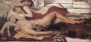 Alma-Tadema, Sir Lawrence Exhausted Maenides (mk23) Sweden oil painting reproduction